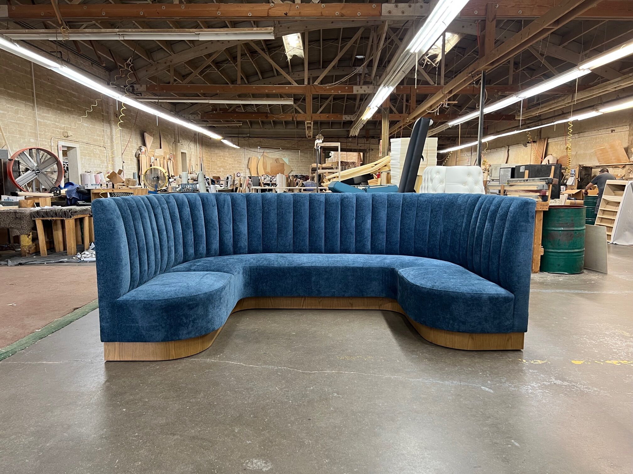 Bianco Brothers commercial seating in workshop