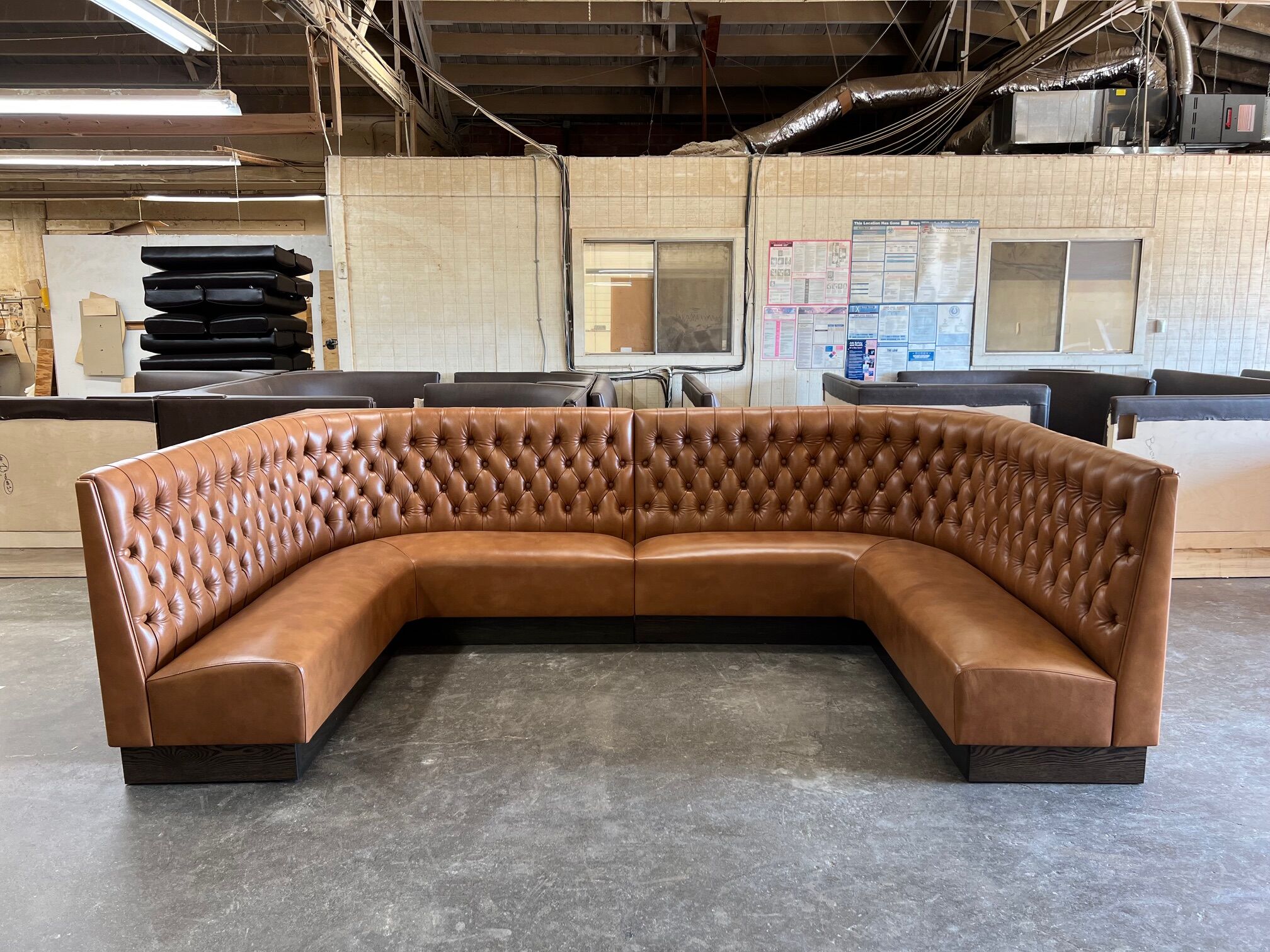 Bianco Brothers commercial booth seating project