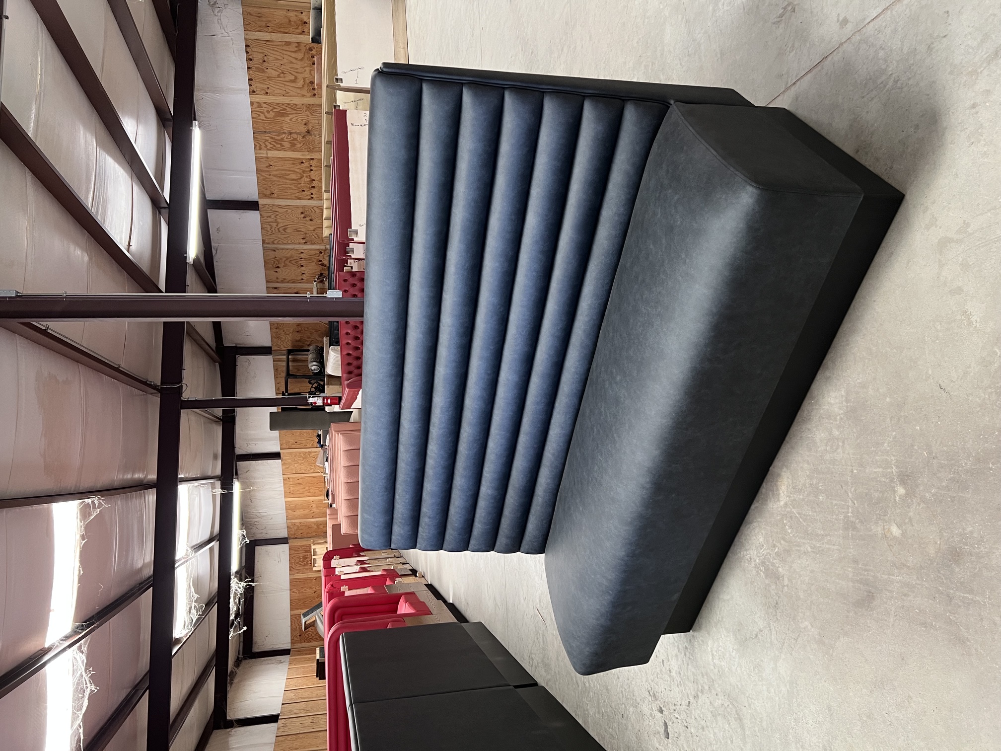 Bianco Brothers upholstered booth seating