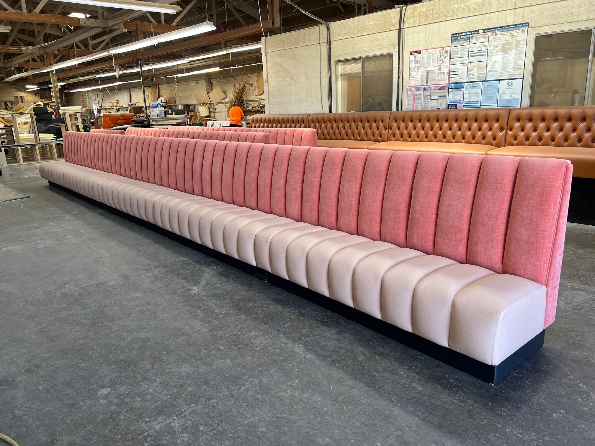 Bianco Brothers long custom commercial booth